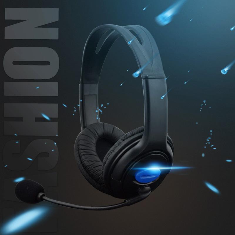 Wired Gaming Bass Over-Ear Headset Headphones with Microphone for PS4 PlayStation
