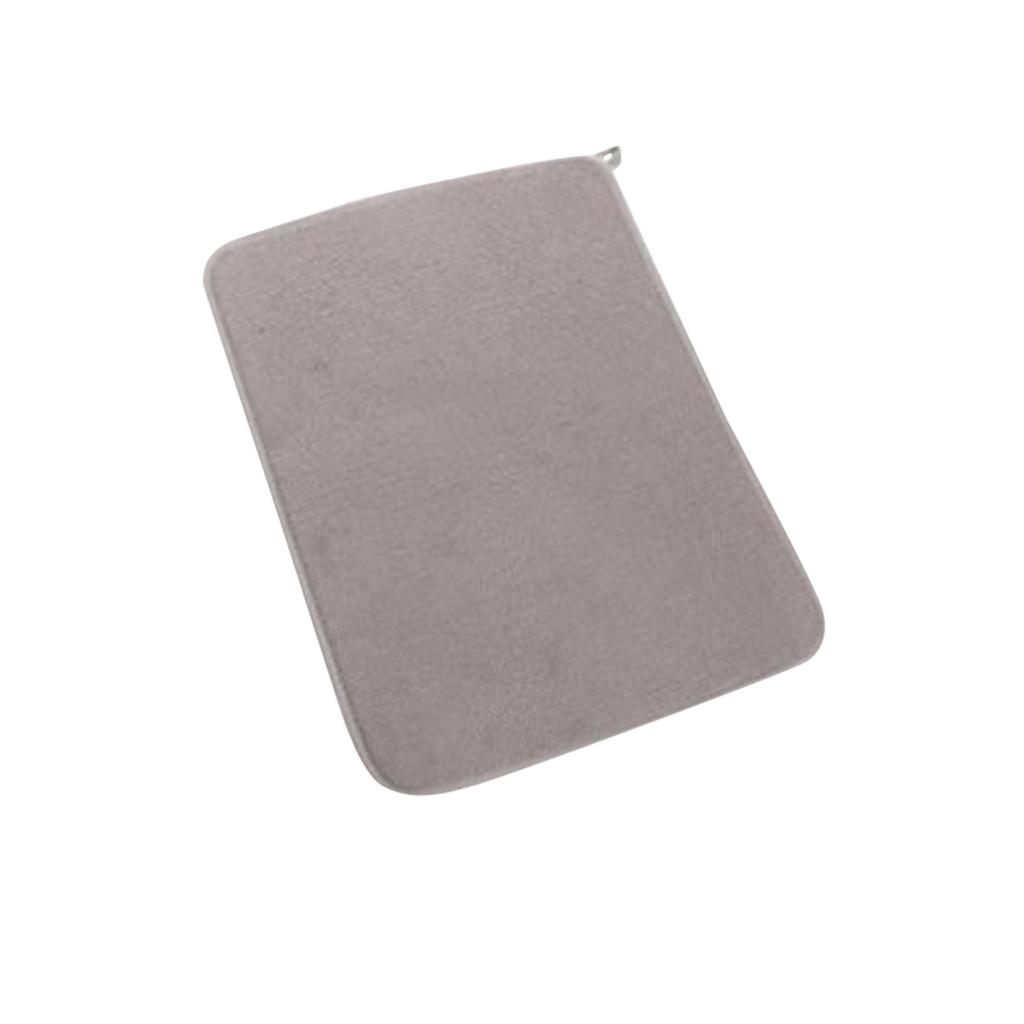 Dish Drying Mats for Kitchen Absorbent Microfiber Dish Mat 40x30cm Kitchen Counter Mat Quick Dry Towel Reusable Heat Resistant
