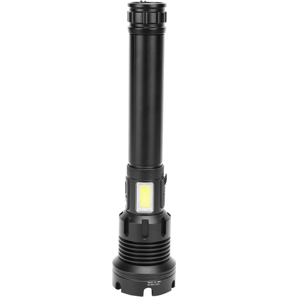 XHP90 COB Powerful Aluminum Alloy Flashlight USB Charging Electric Torch for Camping Hiking