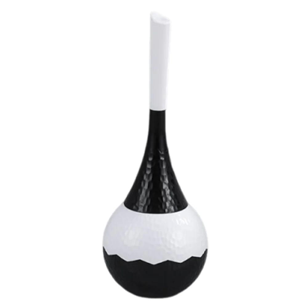 Leichtes Luxus Toilettenbürsten-Set Abnehmbarer Kopf Exquisiter Vertikaler Toilettenbürstenhalter Ergonomisch Kratzfest