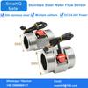 Intelligent Electronic Digital Flowmeter Meter Water Flow Sensor Measuring Flow Temperature Flow Velocity Integration G1 G1/2
