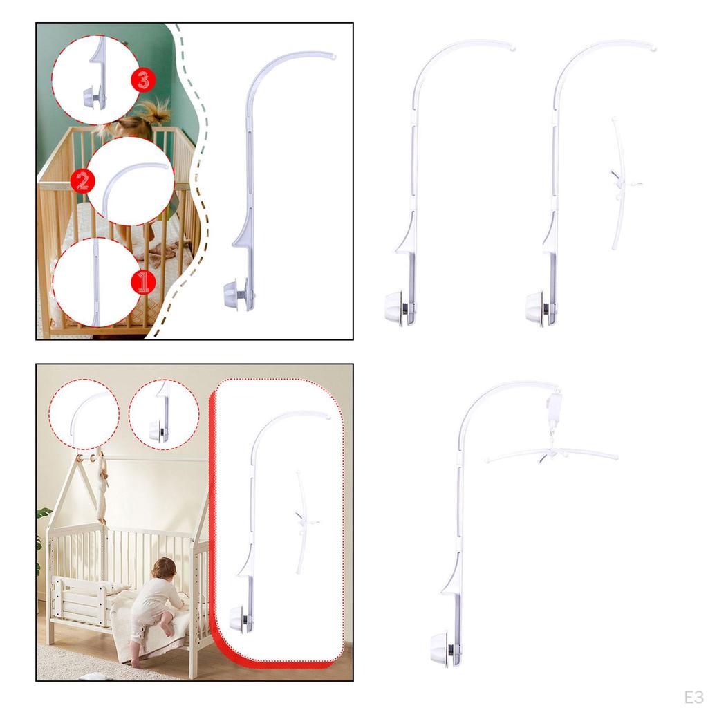 Baby Crib Mobile Bed Bell Holder Infant Decoration Frame Stent