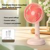 Personal Handheld Fan with Detachable Base 3 Speeds USB Rechargeable Small Desktop Fan Adjustable 90 Degree Tilt Mini Fan for Travel Indoor Outdoor