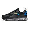 Anta Comfortable Slip-Resistant Durable Low-Top Running Shoes Men Sneakers Black Blue 912125503-4