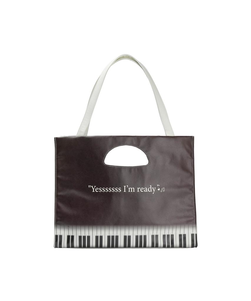 Grailz Want A Boyfriend Tote Bag [Brown]