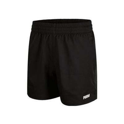 Puma Seria Lifestyle Sportowy Szybkoschnące Oddychające Klasyczne Szorty do Biegania Szorty Unisex Czarne 690651-01