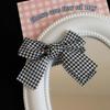 Bow Plaids Hair Clip Y2K Style Hairpin Sweet Balletcore Bunches Hair Clips