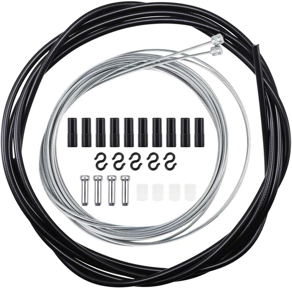 Bicycle Brake & Shifter Cable Housing Set - Universal 5mm/4mm for Mountain/Road Bikes