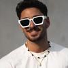 Square Vintage Sunglasses Men Women Fashion Punk Retro Brand Designer Sunglasses Driving Sun Glasses Male UV400 Goggles Shades