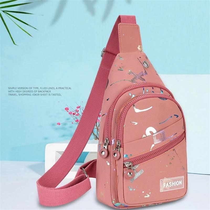Brusttasche, Umhängetasche, kleiner Sling-Rucksack, Schultertasche für Damen, Brusttasche, Tagesrucksack, Umhängetasche für Reisen, Sport, Umhängerucksack