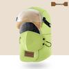 Electric Vehicle Winter Skiing Windproof Waterproof Thickened Lei Feng Hat with Visor