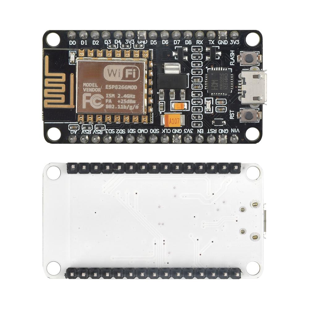 Nodemcu Lua V2.1 ESP8266 ESP-12F WIFI Development Board Micro USB- CH9102X Blackboard with FLASH Button And RST Button