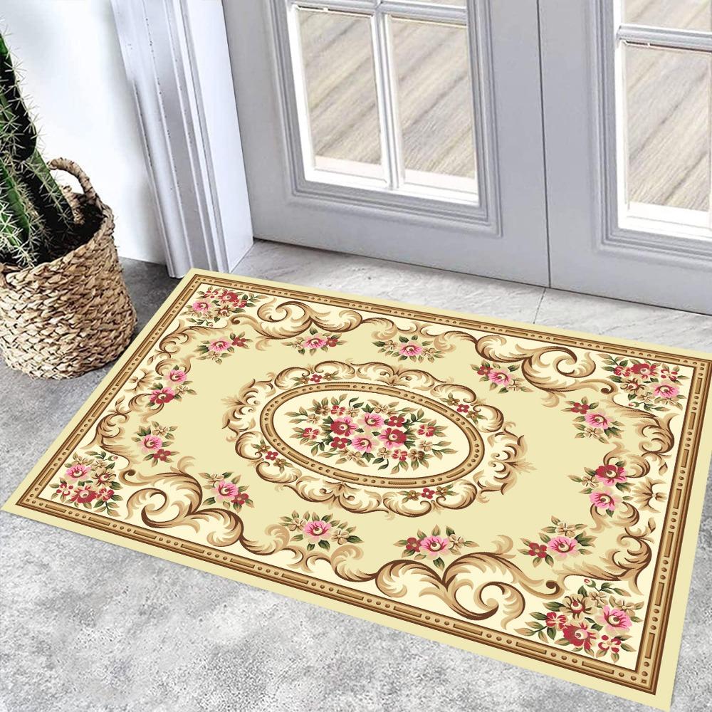 

2 шт. Коврик для ног у входной двери, нескользящий, устойчивый к грязи и простой в уходе напольный коврик 50*80cm