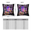 Rumi Kpop Łowcy Demonów Poszewka na Poduszkę Dwustronny Nadruk Poliestrowa Poszewka na Poduszkę Dekoracyjna Poszewka na Poduszkę Dekoracyjną Dom