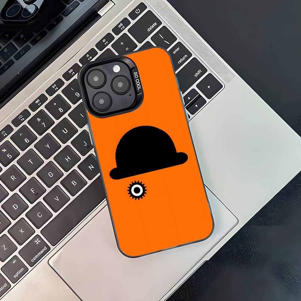 A C-Clockwork O-Orange Phone Case For iPhone 17,16,15,14,13,12,11,Pro,XS,Max,Plus,Mini,SE4,E Black Matte Shockproof Cover