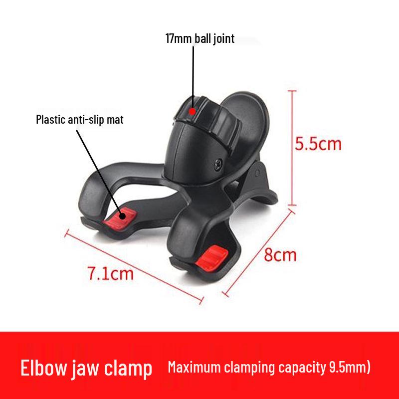 Universal Tripod Mount: Mobile, Tablet & Camera Adapter for Horizontal/Vertical Shooting - Live Streaming Accessory Clip