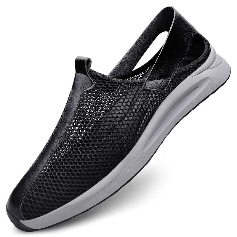 

Official Website Hot Selling Summer Mesh Shoes Men s Commuting Leisure Shoes Versatile Interview Work Shoes for Men‘s Simple 45 чёрный