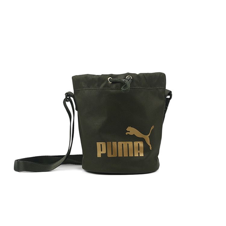 Puma Женская Сумка-Ведро Core Up Маленькая Тканевая Сумка через Плечо Обычные Женские Сумки Зеленый 077388-03 Green