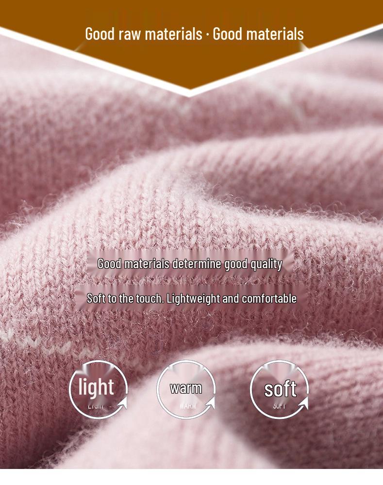 Men's Thickened Pure Wool Crew Neck Sweater - Fashionable Loose Fit Knitted Outerwear