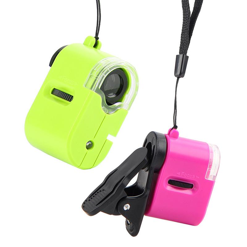 Kinder Handheld Tragbar Miniatur Outdoor Mini HD Mikroskop Grundschüler Wissenschafts- und Bildungsspielzeug