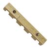 Brass Bass Guitar Nut Roller Adjustable Height for Enhanced Resonance Size Includes Base Plate and Accessory