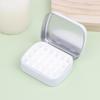 Portable Empty Watercolor Tin Box 24 Grids Mini Watercolor Paint Palette Travel Painting Paint Tray Art Supplies