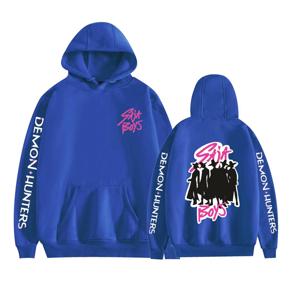 Mens Womens Hoodie KPop Demon Hunters Anime Hoodies Streetwear Harajuku Casual Printed Hooded Pullover Sweatshirts