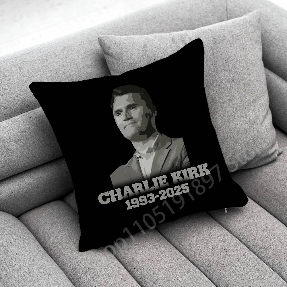 America C-Charlie Kirk Cross Throw Pillow Case For 45X45Cm 40X40Cm 30X30Cm 50X50Cm 55X55Cm Square Home Pillowcase Case