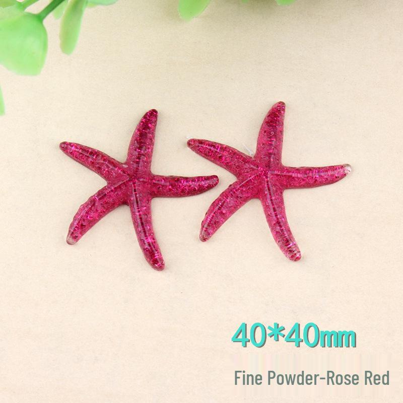 Starfish Resin Accessory Kit: Phone Case, Hair Clip, DIY Ocean Clog Patches