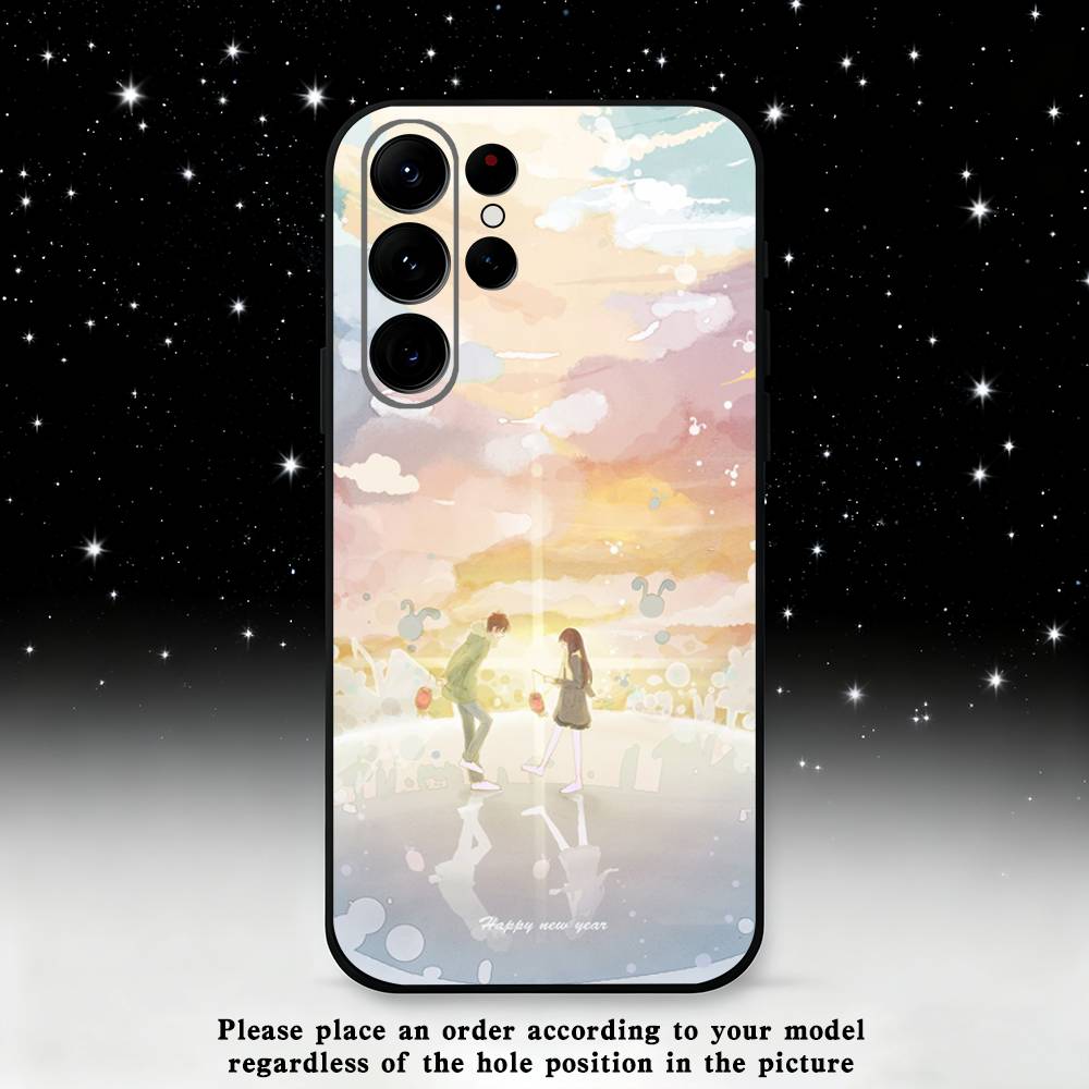 Kimi Ni Todoke Sawako Phone Case For Samsung S25,S24 Ultra,S20,S30 plus,S22 plus,S23,S30 Ultra 5G Silicone Black Shell