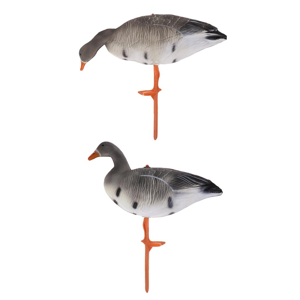 Cheap Full Body Goose Hunting Shooting Decoy Lawn Garden Decors Eating