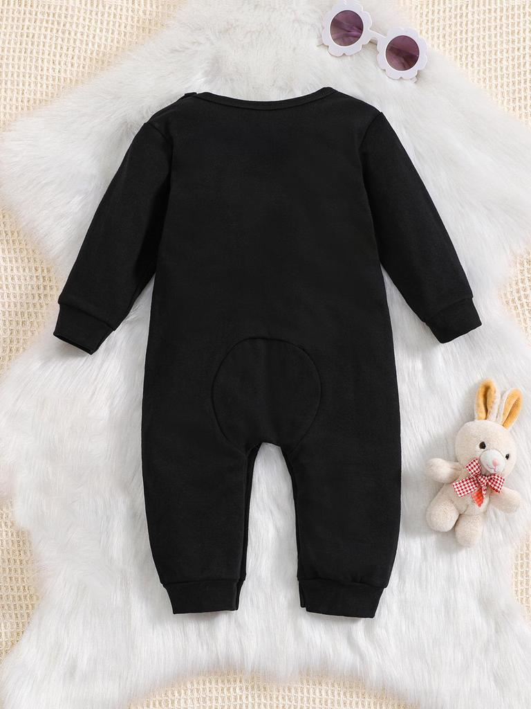 Versatile Pure Cotton Baby Romper: Soft, Breathable, Long-Sleeved for Home & Outings