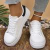 2026 Spring New Round Head Strap Flat Bottom Casual Lightweight Large Size Sports Shoes Women