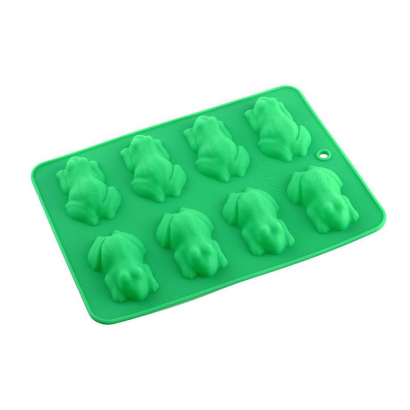 1Pc 3D Frog Silicone Mold Fondant Candy Chocolate Mould Passover Frog Jello Plaster Epoxy Resin Crayons DIY Cake Decorating Tool