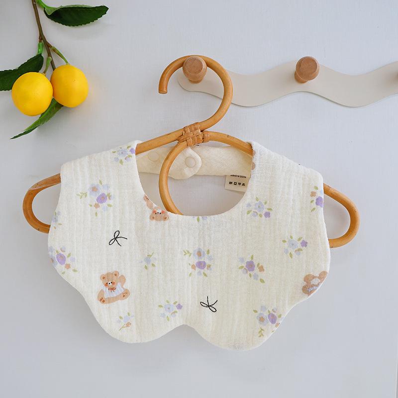 Sześcio-warstwowy bawełniany muślinowy śliniaczek i ochraniacz na brzuszek dla dziecka
