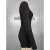 New Women's Fashion Sexy Slim Long Sleeve Knit Bodycon Dress, European American Style Casual Party Cocktail Dress for Women