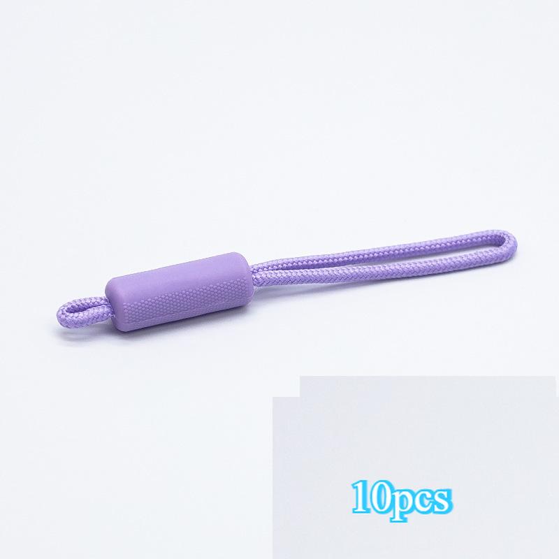 10PCS Long Handle Zipper Pullers Zipper Slider Extension Rope Garment Bag Zipper Repair Tools DIY Sewing Supplies