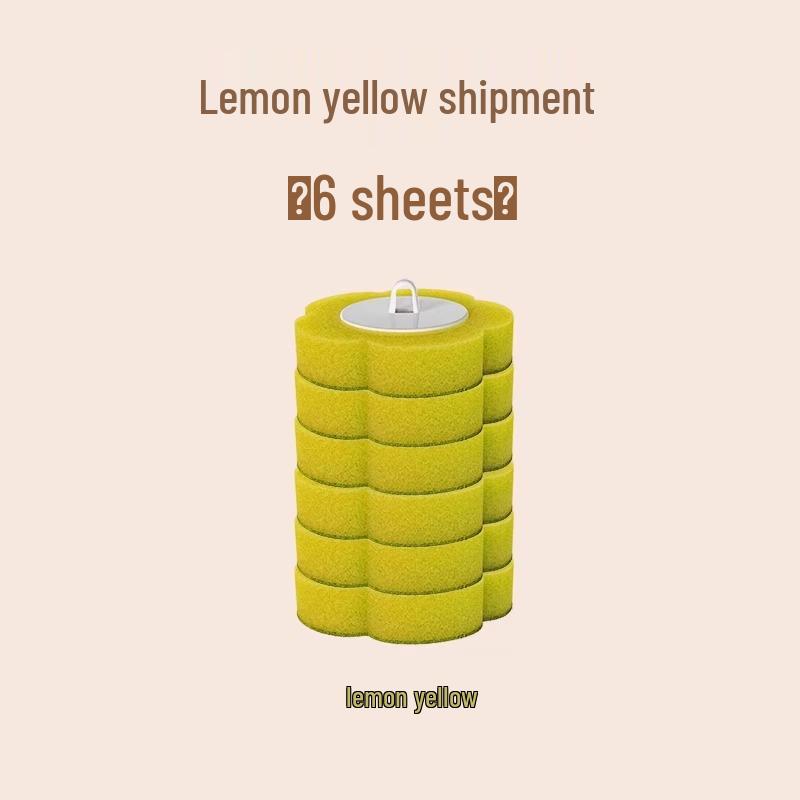 

Disposable Toilet Brush with Sponge Head for Stain Removal and Dead Angle Cleaning