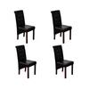 Day and Night - Day and Night Dining Chairs 4 Units Black Synthetic Leather