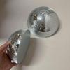 5Pcs Metallic Disco Ball Half Wall Decor Semicircle Glittery Dome-shaped Disco Wall Decor Glass Mirror Half-sphere Shape