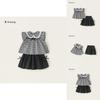 Girl Baby Summer Dress Set With Soft Fabric And Bow For Toddler Girls