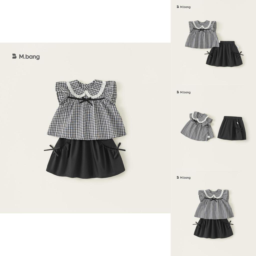 Girl Baby Summer Dress Set With Soft Fabric And Bow For Toddler Girls
