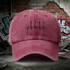 Pc Black Denim Baseball Cap Lightweight Printed WomenS Hat Trendy MenS Versatile Hat Ideal Gift for Parties And Birthda