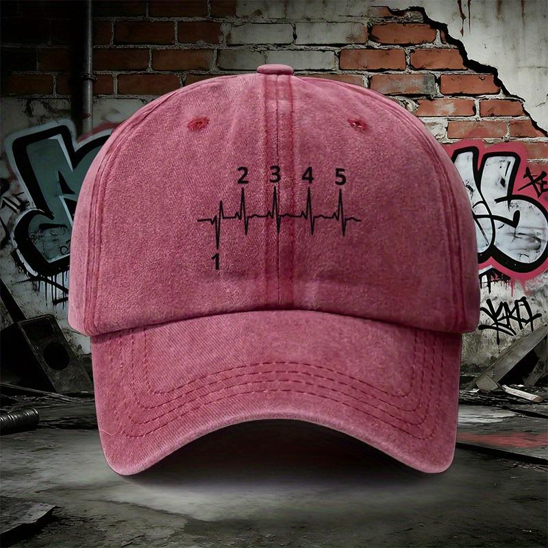 Pc Black Denim Baseball Cap Lightweight Printed WomenS Hat Trendy MenS Versatile Hat Ideal Gift for Parties And Birthda