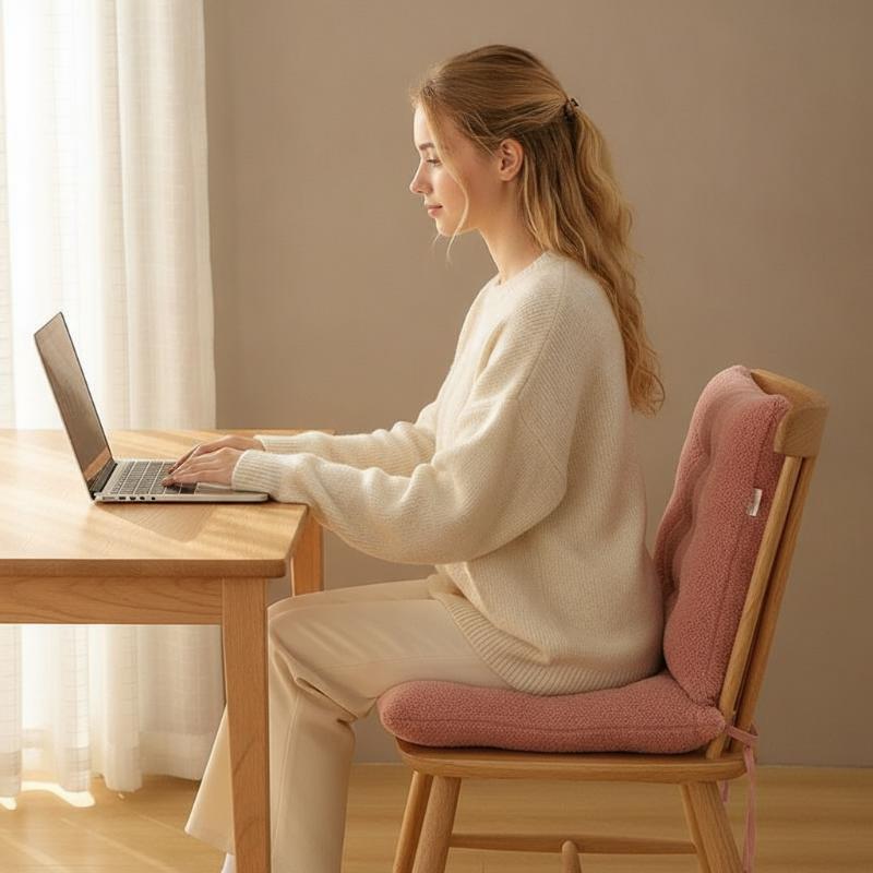 Winter Simple Plush Cushion Fart Cushion Office Sedentary Artifact Thickened Cushion Student Classroom Mat