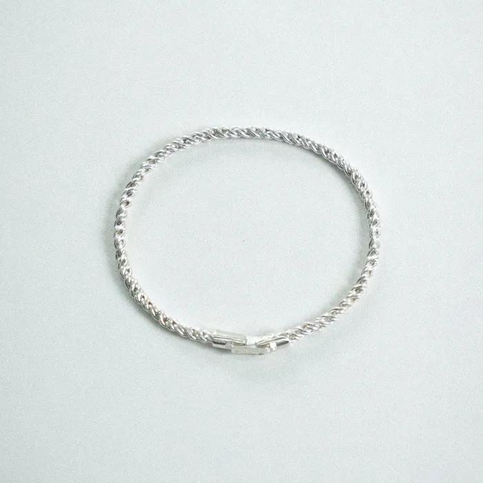 Silver Rope Bracelet