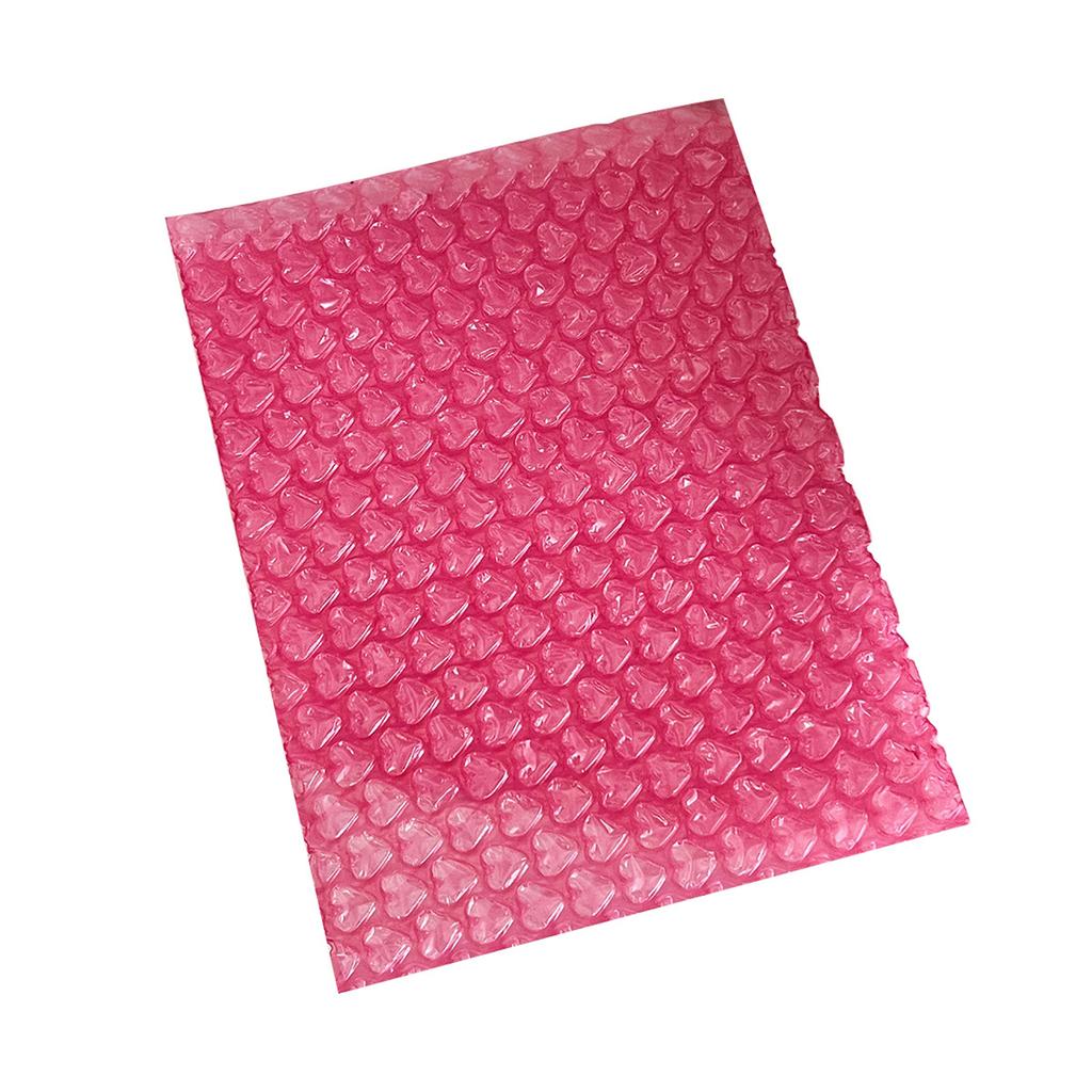 10Pcs Pink Love Bubble Bag Bubble Film Bubble Envelope Small Card Set Gift Packaging Bag Shockproof and Waterproof Bag