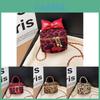 Trendy Leopard Print Stylish Crossbody Bag For Kids With Chic Bow Design