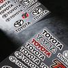 FOR TOYOTA TRO GR Long Lasting Waterproof Reflective Sticker Scratch Conceal Fit Motorcycle Car Helmet Fridge Water Cup Decals