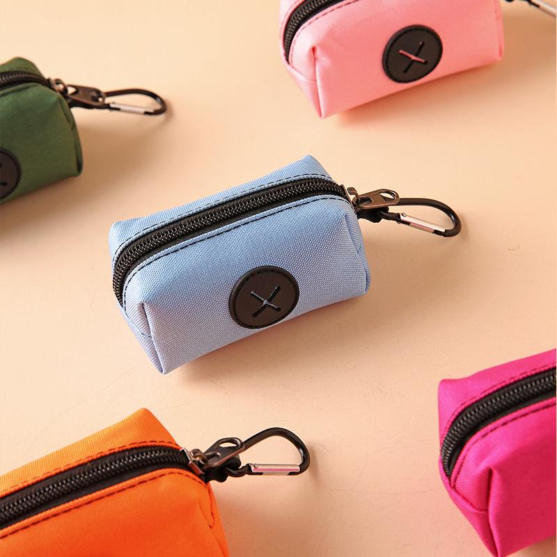 Outdoor Dog Poop Bags with Storage Pouch and Dispenser